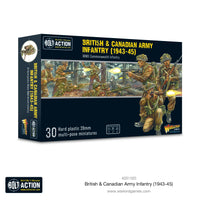 British & Canadian Army Infantry (1943-45) plastic kit for Bolt Action WWII
