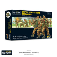 British & Inter-Allied Commandos plastic kit for Bolt Action WWII
