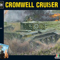 Cromwell Cruiser Tank plastic kit for Bolt Action WWII with optional Culin Prong hedgerow cutter