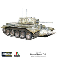 Painted Cromwell Cruiser Tank with 75mm gun for Bolt Action, British, Canadian, or Polish forces
