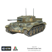 Painted Cromwell Cruiser Tank with 75mm gun for Bolt Action, British, Canadian, or Polish forces
