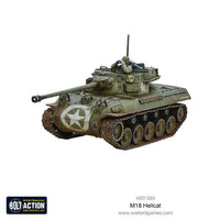 Painted M18 Hellcat tank destroyer for Bolt Action WWII
