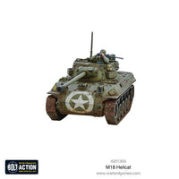 Painted M18 Hellcat tank destroyer for Bolt Action WWII
