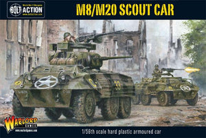 M8/M20 Greyhound Scout Car plastic kit for Bolt Action WWII