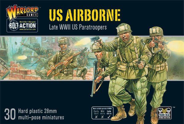 Bolt Action US Airborne Boxed Set – Warlord Games WWII 28mm Miniatures