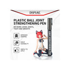 DSPIAE panel Plastic Ball Joint Strengthening Pen, no more loose joints, beside a posed figure