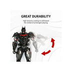 DSPIAE Great Durability panel: a black and red action figure swinging its arm