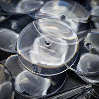 Detailed close-up of PS plastic flying Base showing reinforced structure and connection points for secure Stem attachment
