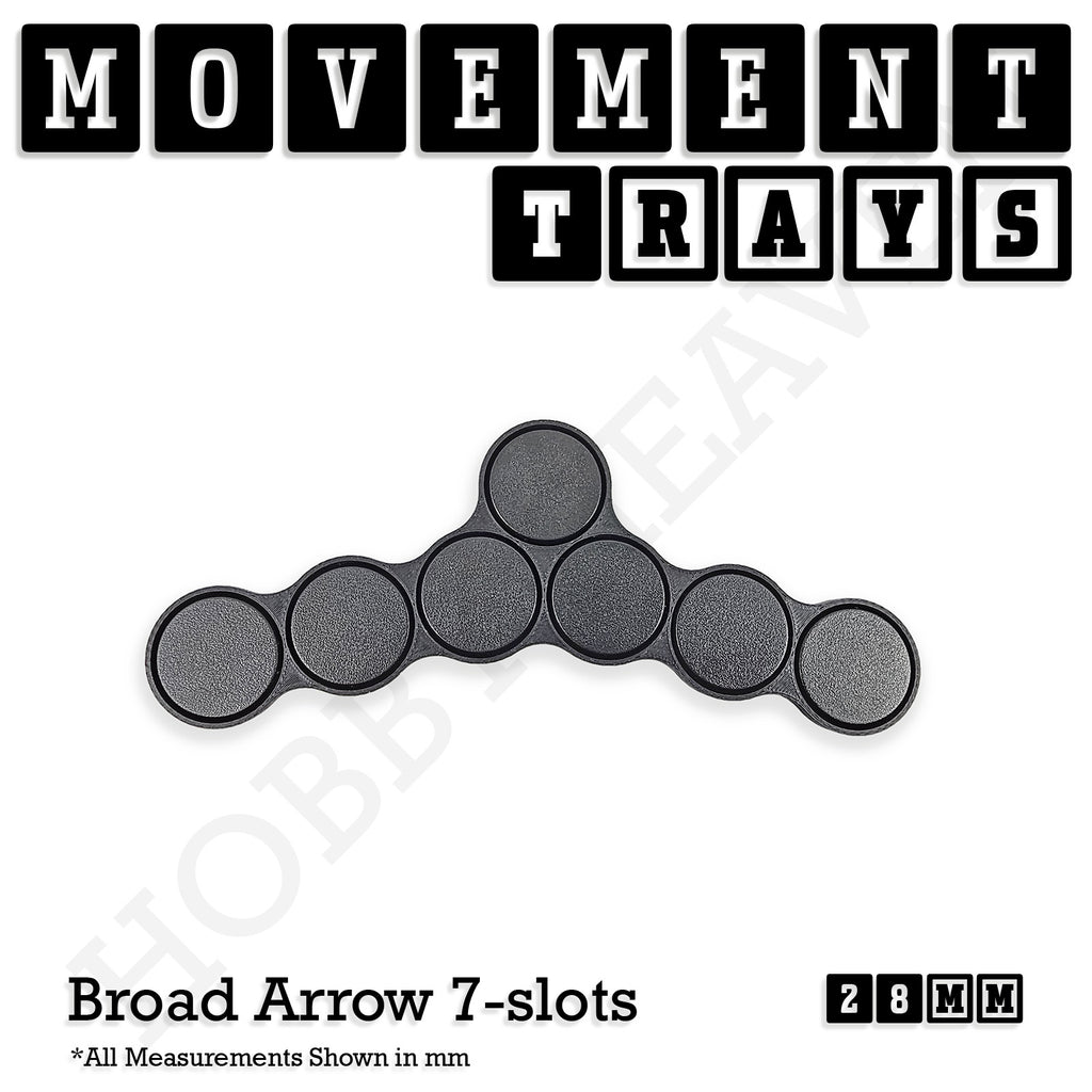 28mm Movement Trays for Tabletop Games | Wargaming | Full Range
