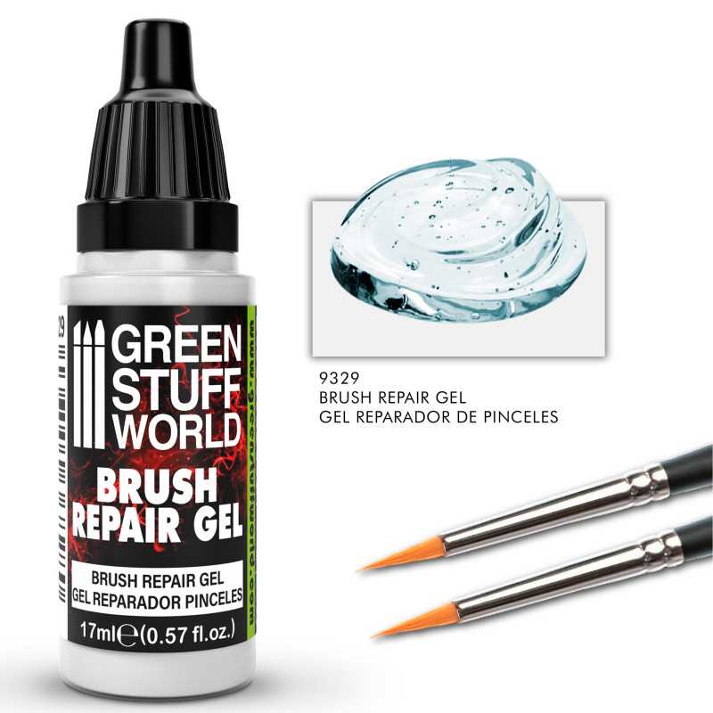 Green Stuff World Brush Repair Gel – 17 ml Paint Brush Restorer for Natural & Synthetic Bristles