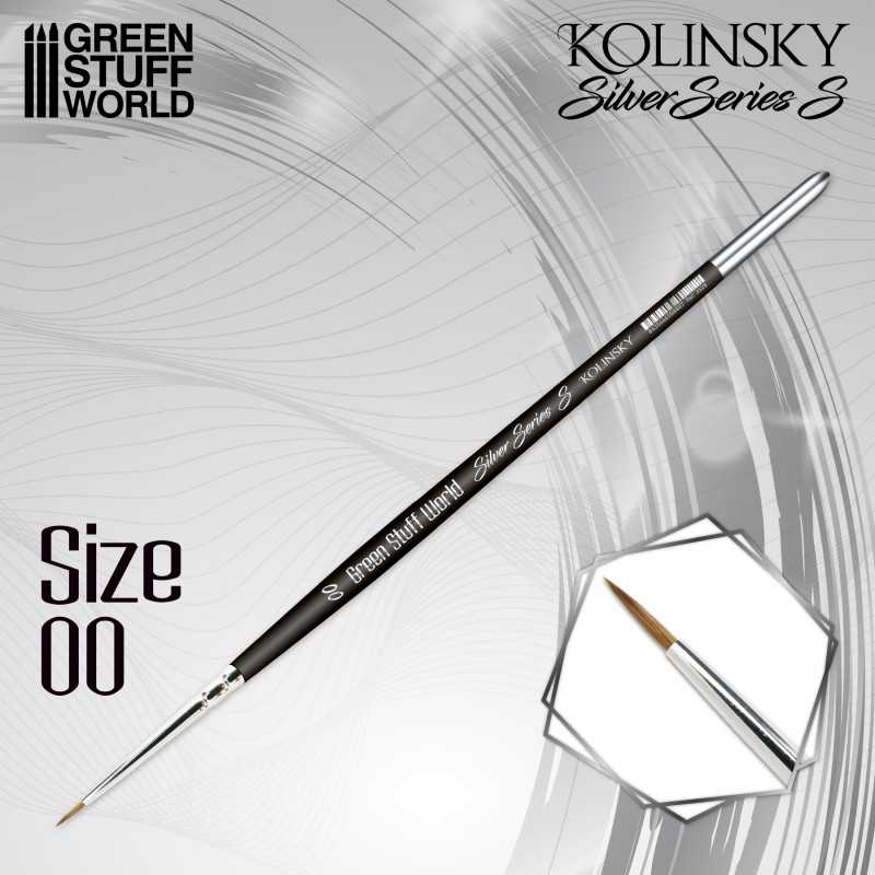 Silver Series S Kolinsky Brushes – Short Hair Precision Range