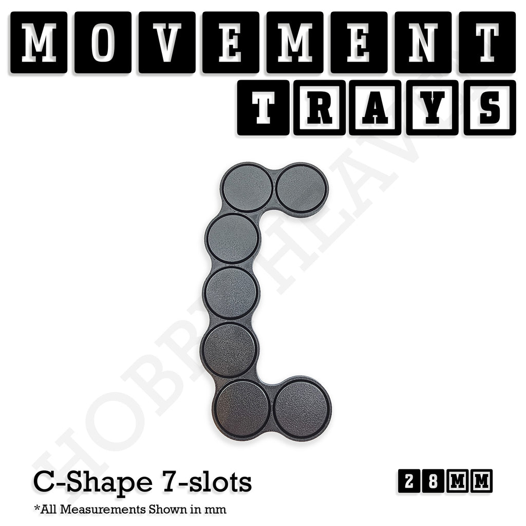 28mm Movement Trays for Tabletop Games | Wargaming | Full Range