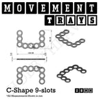 28mm Movement Trays for Tabletop Games | Wargaming | Full Range