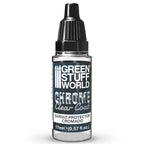Green Stuff World Chrome Paints 17ml – Mirror Chrome Metallic Colours