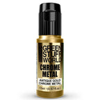 Green Stuff World Chrome Paints 17ml – Mirror Chrome Metallic Colours