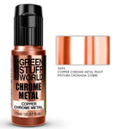Green Stuff World Chrome Paints 17ml – Mirror Chrome Metallic Colours