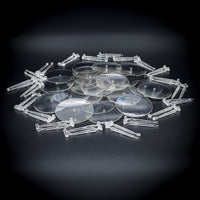 60mm clear acrylic flying base for Warhammer miniatures
