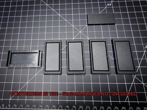 Base converter in use – 50x24mm base fitted into 60x30mm converter – Hobby Heaven OBS