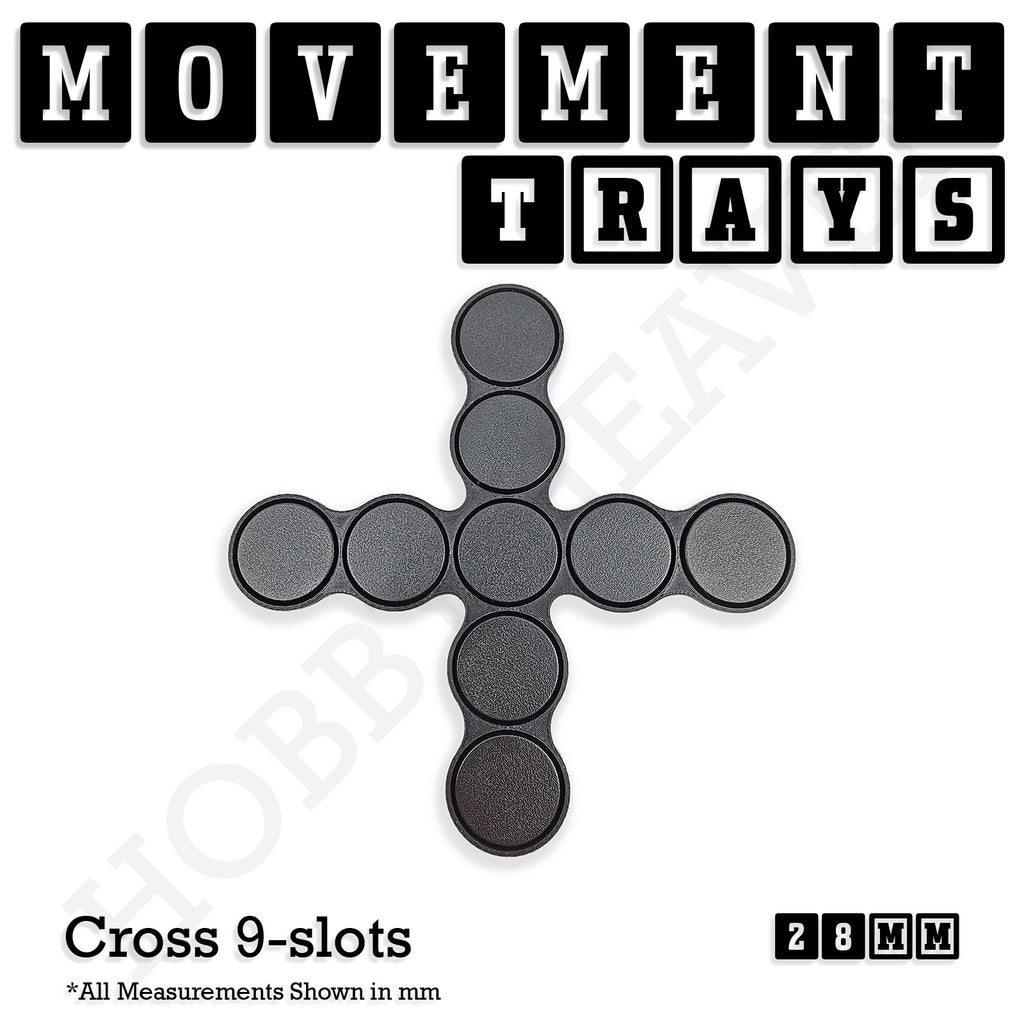 28mm Movement Trays for Tabletop Games | Wargaming | Full Range