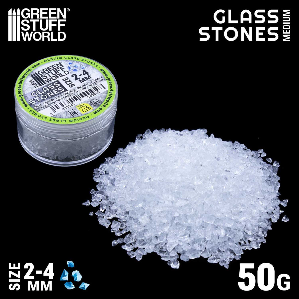 Green Stuff World Crushed Glass Stones