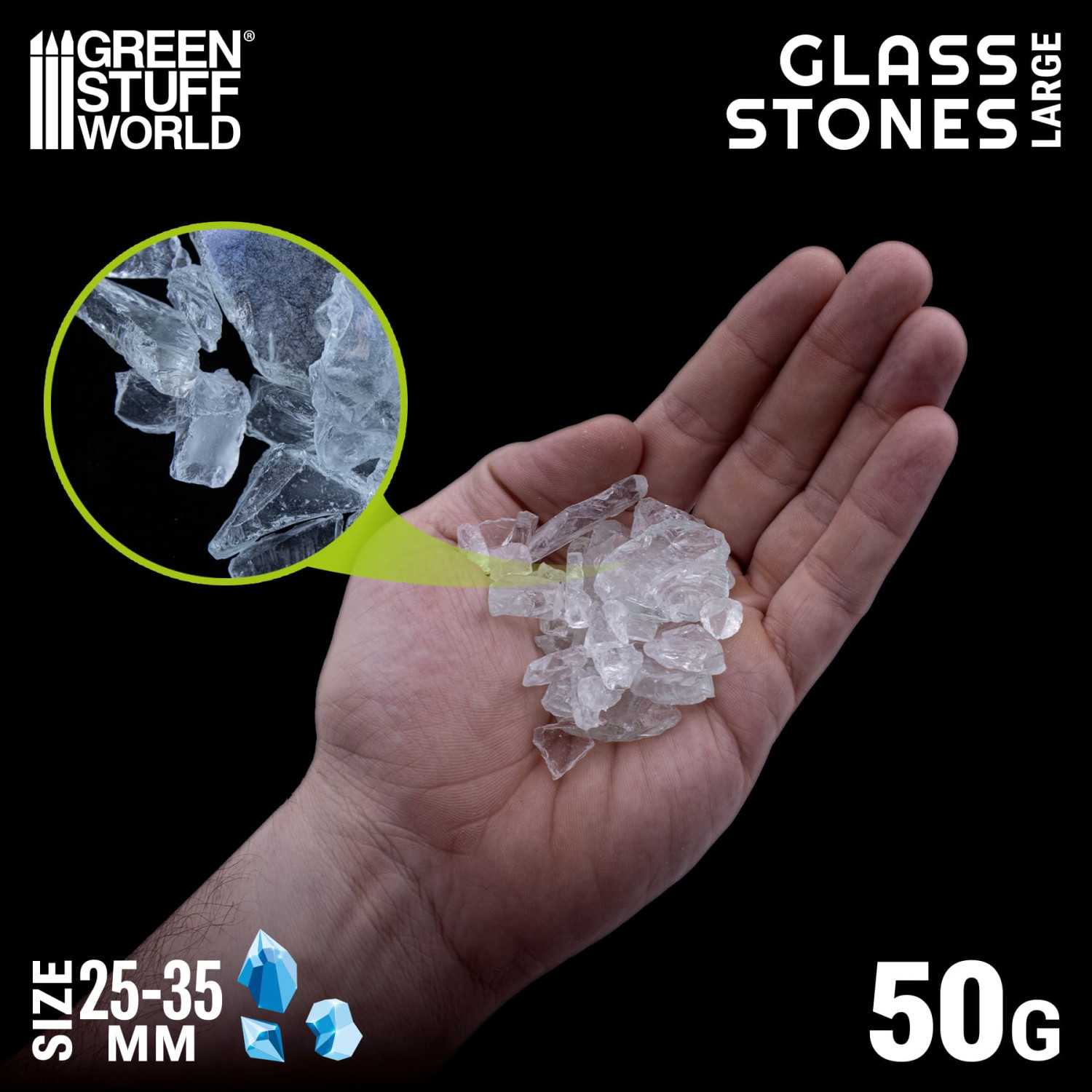 Green Stuff World Crushed Glass Stones