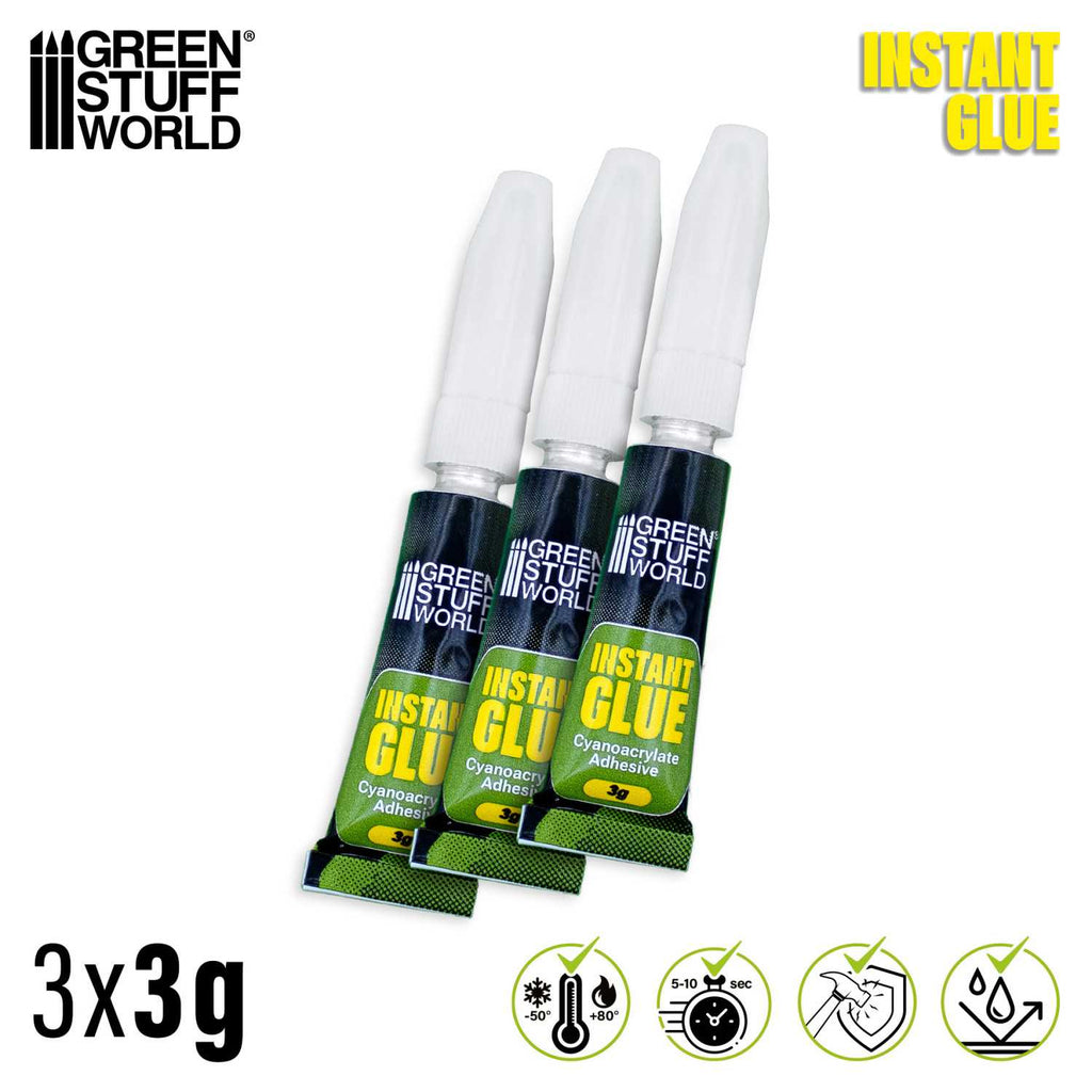 Green Stuff World Cyanoacrylate Glue 3g – Pack of 3