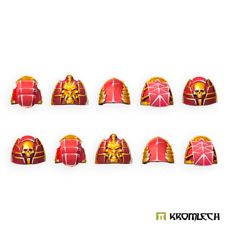 Kromlech Cyber Samurai Shoulder Pads (10) KRCB358 - Hobby Heaven