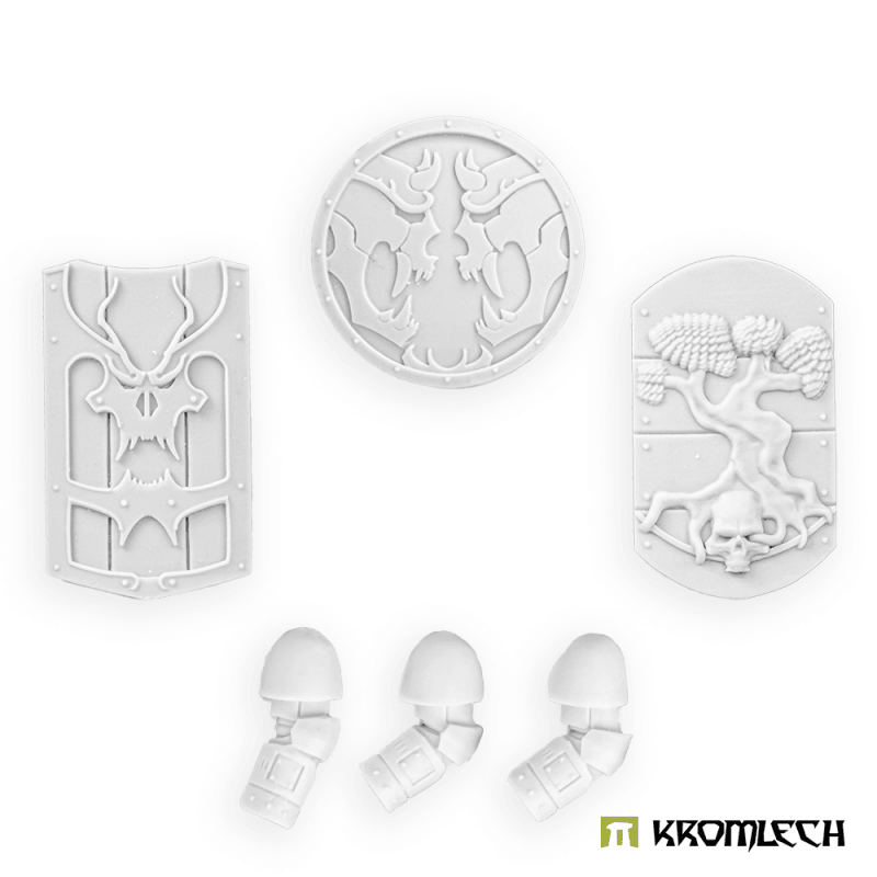 Kromlech Cyber Samurai Thunder Shields (3) KRCB355 - Hobby Heaven