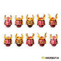 Kromlech Cyber Samurai Veteran Heads (10) KRCB359 - Hobby Heaven