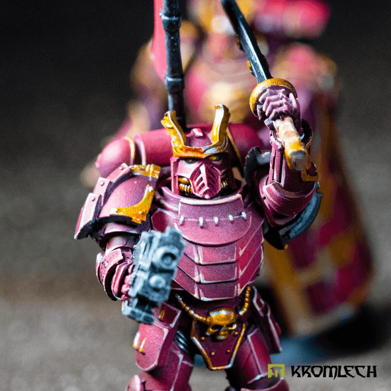 Kromlech Cyber Samurai Veteran Heads (10) KRCB359 - Hobby Heaven