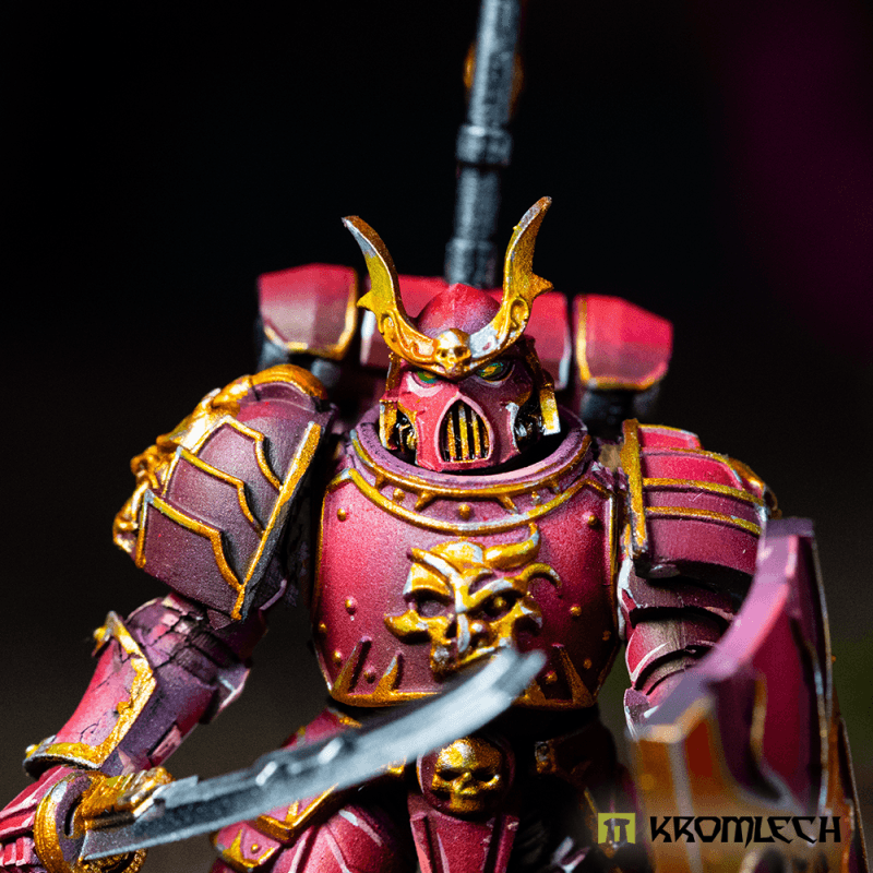 Kromlech Cyber Samurai Veteran Heads (10) KRCB359 - Hobby Heaven