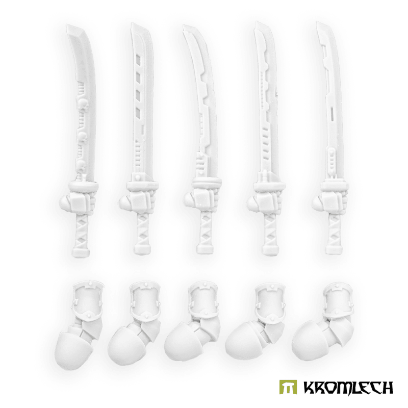 Kromlech Cyber Samurai Vibro Katanas - Right (5) KRCB360 - Hobby Heaven