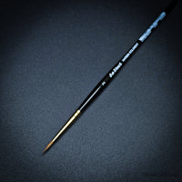 Full view of da Vinci 5247 Round watercolour brush with black handle
