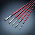 Da Vinci College 5269 Brush Set displaying all 5 premium synthetic brushes for acrylic and oil painting