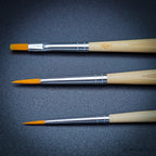 da Vinci Junior Set 4271 – Detail brushes for beginners, including round and flat brushes for miniatures and models.