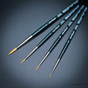 da Vinci NOVA Brush Set Series 5354 – 4 synthetic brushes for precise detail work with acrylic, oil, and watercolor mediums.