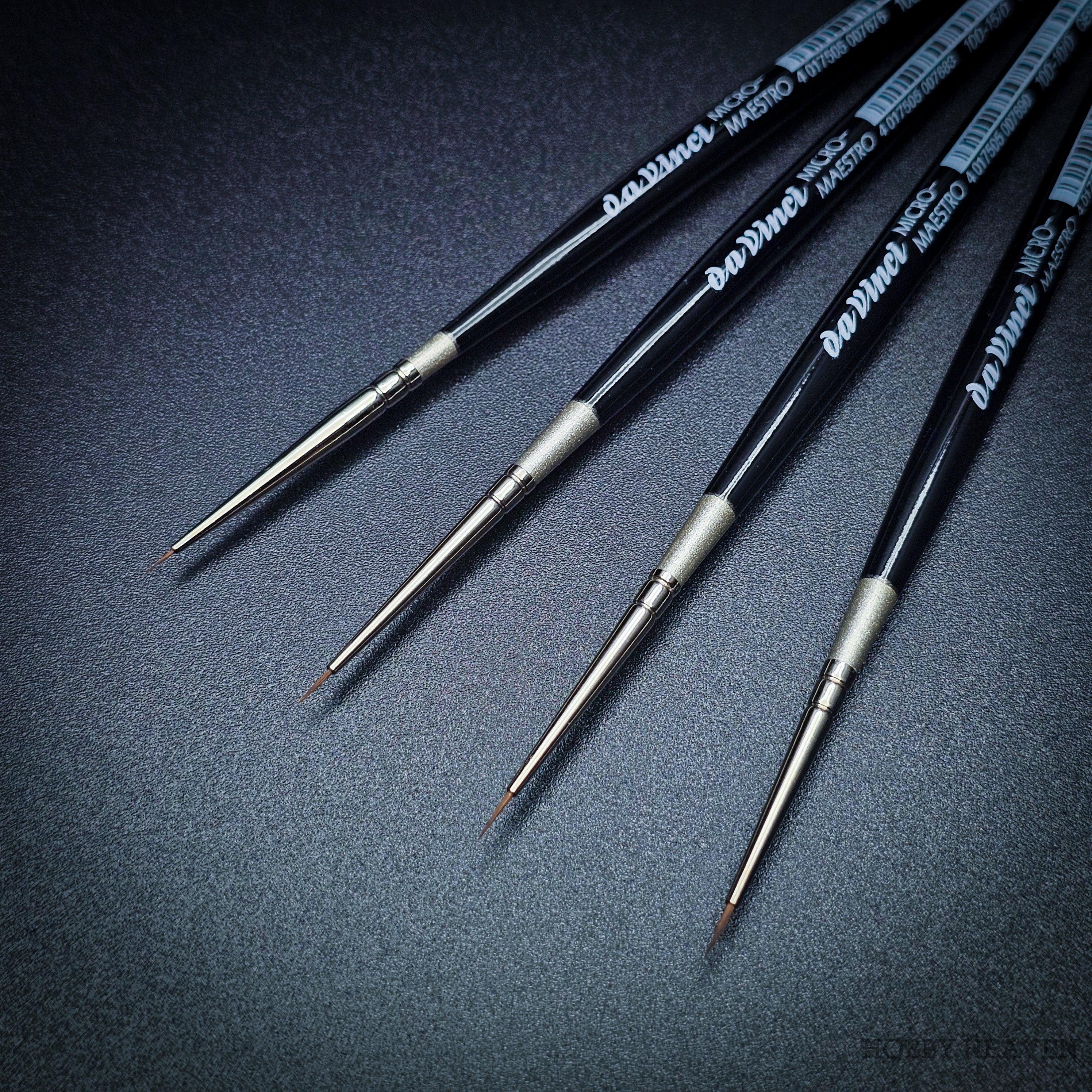 Da Vinci Set 4210 Series 100 Brush Sizes 20/0 15/10 10/0 and 5/0 - Hobby Heaven