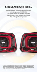 DSPIAE Circular Light Infill panel: stepless brightness and colour temperature from 4000 to 6000 K