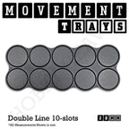 28mm Movement Trays for Tabletop Games | Wargaming | Full Range