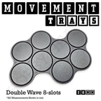 28mm Movement Trays for Tabletop Games | Wargaming | Full Range