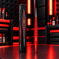 DSPIAE AT-CR red stepped coil roller standing beside its black box on a red-lit desk