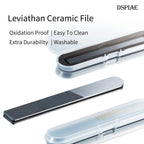 DSPIAE Leviathan Ceramic File panel: oxidation proof, easy to clean, washable, shown with a clear case