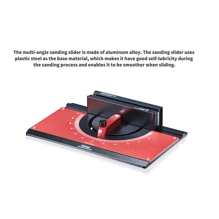 DSPIAE AT-MA panel: aluminium alloy sanding slider on a plastic-steel base for smooth sliding