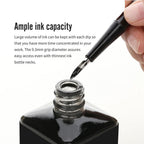 DSPIAE Ample Ink Capacity panel: the nib dipped in a wash bottle, 9.3 mm grip