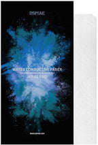 DSPIAE MP-02 PRO Water Conductive Paper pack, blue cover, beside a stack of white sheets