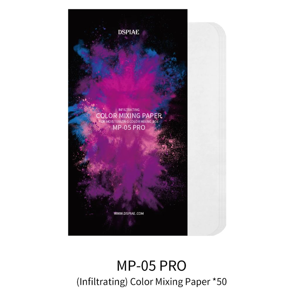 DSPIAE MP-05 PRO Infiltrating Color Mixing Paper pack, purple cover, 50 sheets