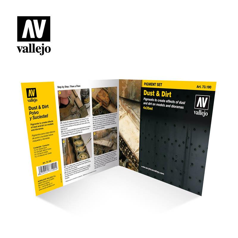 Vallejo Dust & Dirt Pigment Set VAL73190