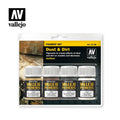 Vallejo Dust & Dirt Pigment Set VAL73190