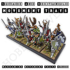 Rectangle Movement Trays | Cavalry & Monsters | 50×25-100×60mm | OBS System