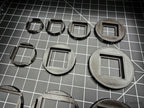 Square to Round Base Converters 3D Print Full Range
